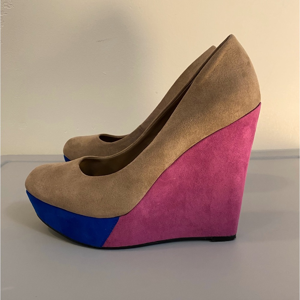 Worthington Color Block Wedge Heels - image 1